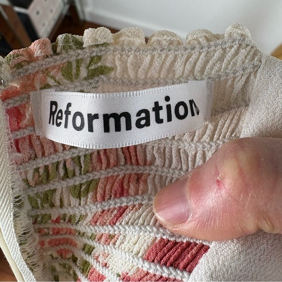 Reformation Alta Dress Corsage Size 6 B30 - Picture 9 of 10